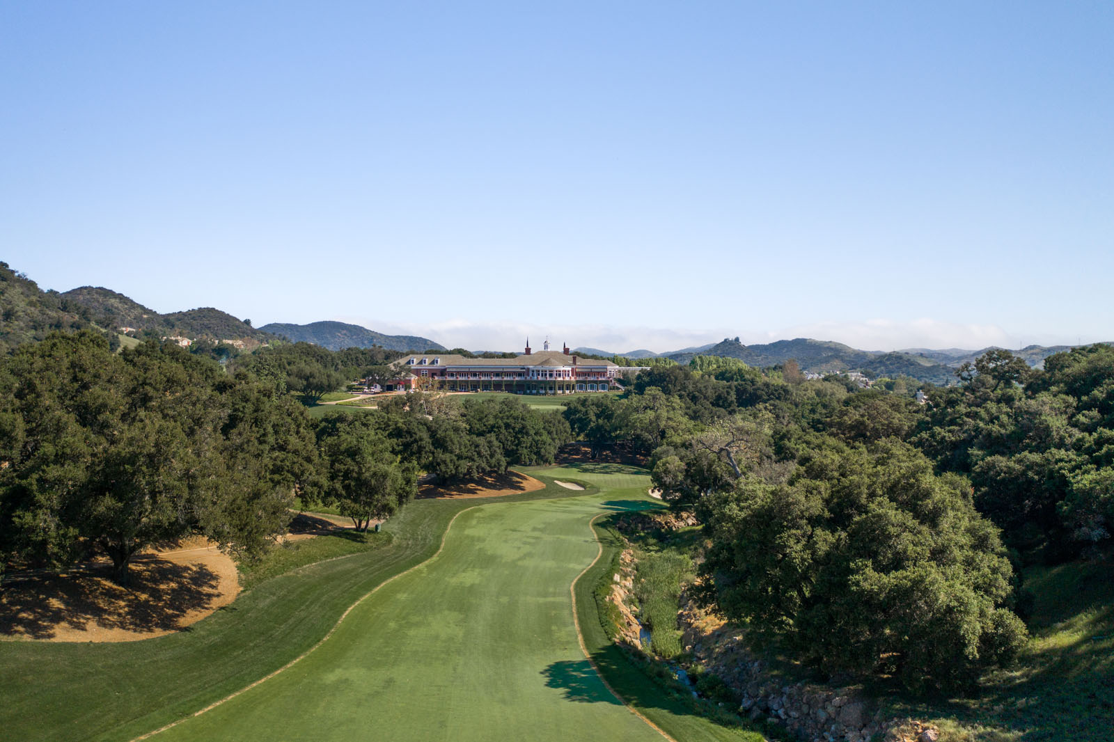 Lake Sherwood golf course 18th fairway