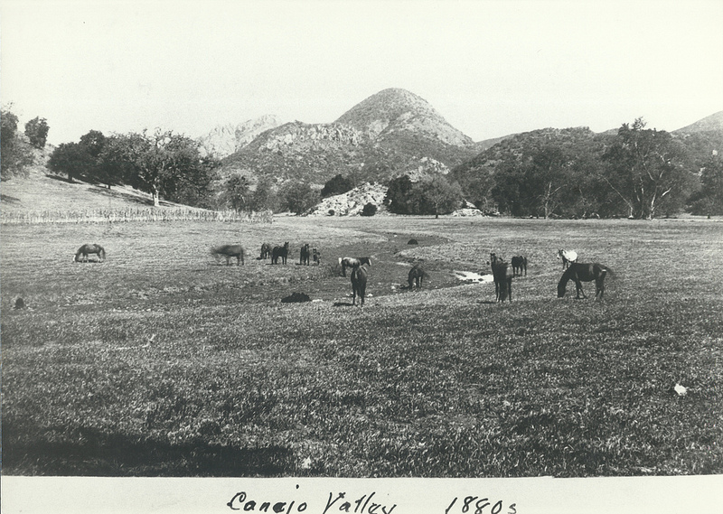 Photo of the Howard Ranch in the 1880s. The Howard residence was near where Triunfo Park is today in Westlake Village. (Courtesy of Conejo Through the Lens Collection; Thousand Oaks Library Special Collections)