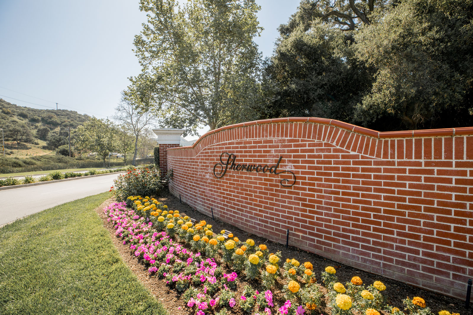 Stafford gate at entrance to Lake Sherwood